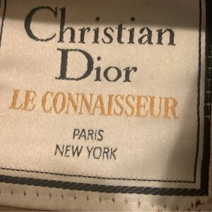 Dior Trench Coat with Black and Gold Label